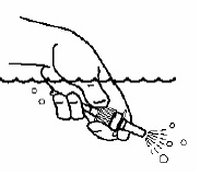 Cleaning the Spray Tip - Illustration