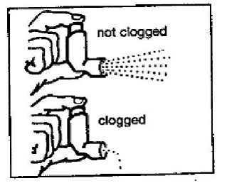 Cleaning your PROVENTIL 100mcg HFA inhaler - Illustration